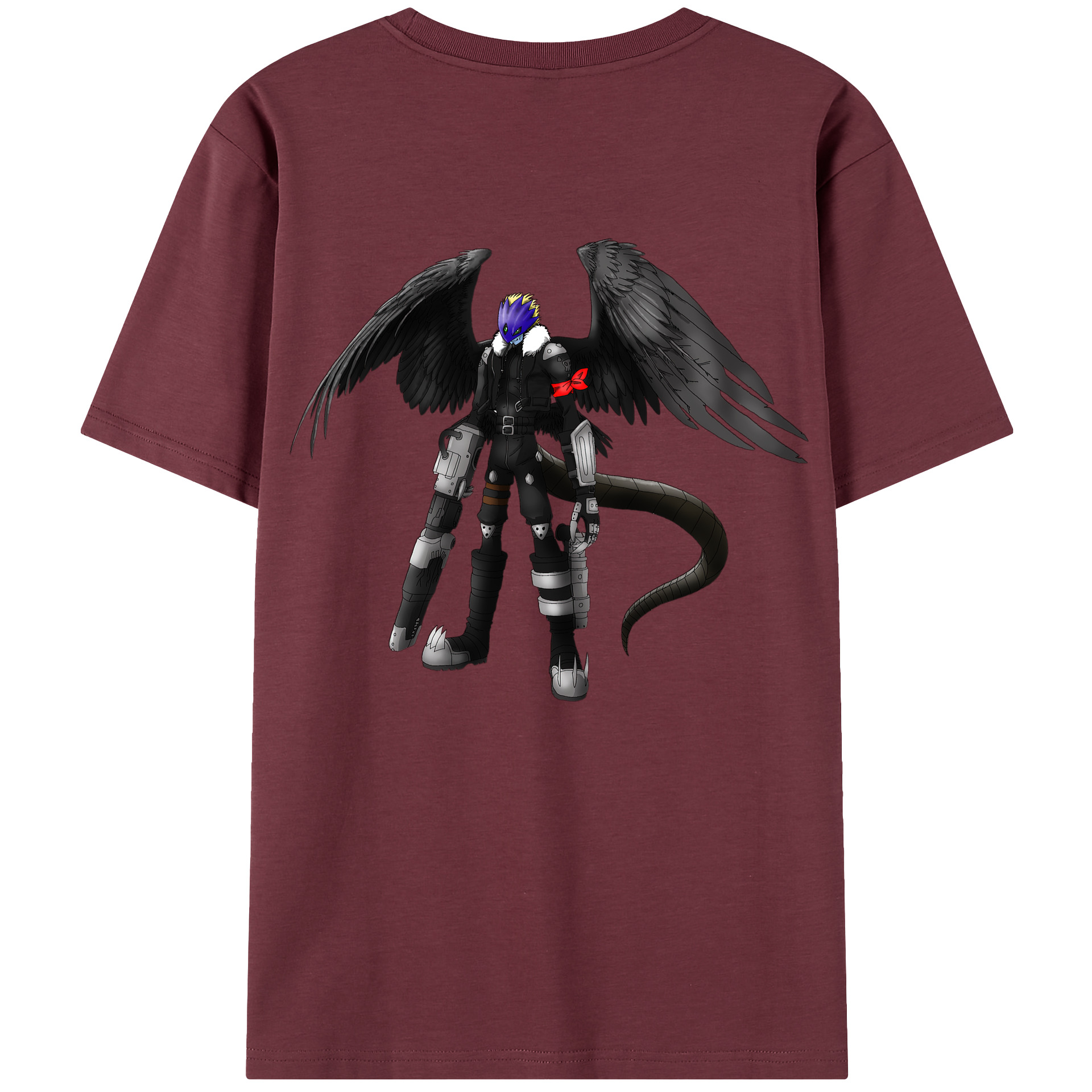 （画像用） Digimon デジタルモンスター/デジモン 綿100％半袖Tシャツ（背面プリント）
